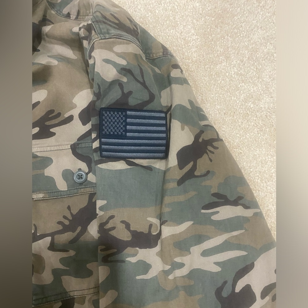 Military style Shirt Jacket